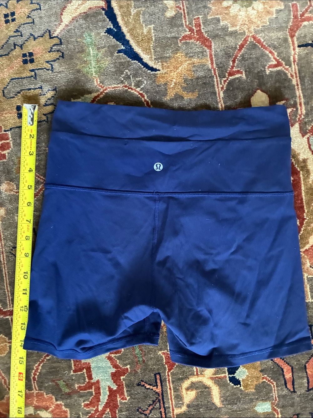 lululemon athletica Navy Blue High-Rise Bike Shorts